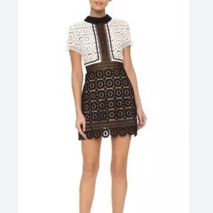 Self-Portrait Felicia Lace Mini Dress RTM